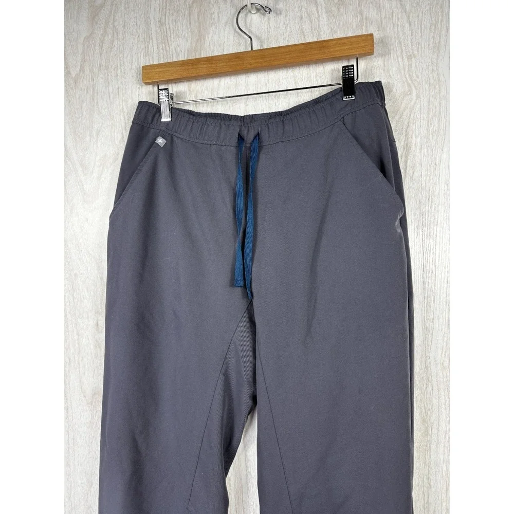 FIGS Tansen Jogger Scrub Pants Mens M Gray FIONx Stretch Medical Athletic